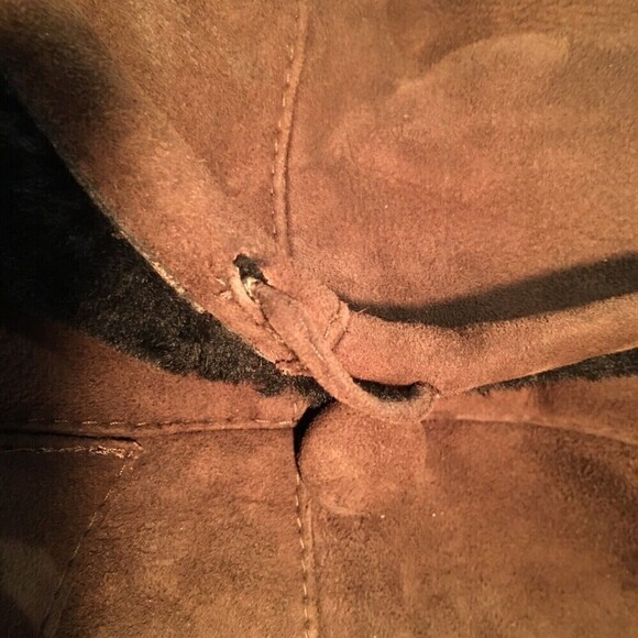 Searle-blatt Full Length SUEDE/SHEARLING Coat, Size Large, Pre-owned Vintage,EUC - Picture 12 of 12